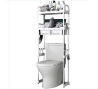 3-Tier Over The Toilet Storage Rack - Freestanding Bathroom Shelf Space-Saving Toilet Storage Solution for Maximum Bathroom Efficiency
