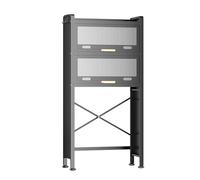 3-Tier Over-The-Toilet Storage Rack - Space-Saving Drum Washing Machine Laundry Room Shelf for Washer & Dryer - Maximize Storage & Declutter