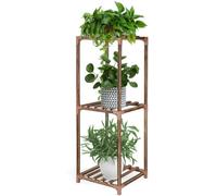 3-Tier Plant Stand - Multi-Tiered Corner Display Rack for Indoor Plants Versatile Flower Pot Holder Shelf for Living Room & Garden Decor (Default Color)