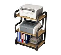 3-Tier Printer Stand with Heavy-Duty Storage for Office Equipment and Media Organization