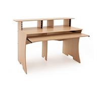3 Tier Pro Audio Studio Desk by Gear4music 8U Natural
