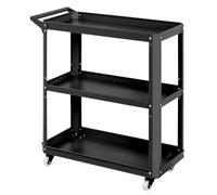 3-Tier Rolling Cart - Mobile Storage Solution for Tools, Plants & Garden Supplies in Garage, Home & Workshop