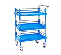 3-Tier Rolling Storage Cart - Mobile Trolley for Kitchen Salon Retail nization Utility Cart with Wheels for Easy Movement and Versatile Use
