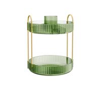 3-Tier Rotating Makeup Organiser, Pale Green / 2-Tier