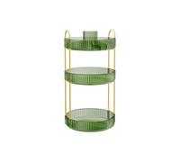 3-Tier Rotating Makeup Organiser, Pale Green / 3-Tier