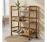 3 Tier Serving Trolley On Wheels Kitchen Office Storage Cart Tea Coffee Drinks