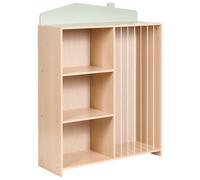 3 Tier Shelving Unit LACKEY 105 cm Light Brown