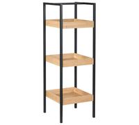 3 Tier Shelving Unit TAJZARA Bamboo Light Brown