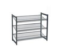 3 Tier Shoe Rack, Grey