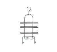3 Tier Shower Caddy Chrome Wire Shelf Organizer Hanging Storage Basket Tidy Shower Rack Storage Caddy With Baskets & Two Hanging Hooks Lightweight & Compact