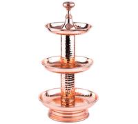 3 Tier Stainless Steel Cake Stand Decoration Rose Gold Rosal 40Cm