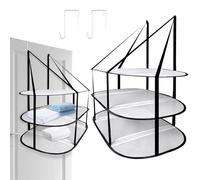 3-Tier Sweater Dryer Lying Behind the Door Hanging Portable Foldable