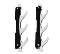 3 Tier Sword Stand,Sword Holder Wall Mount,Sword Display Stand,Katana Wall Stand,Lightsaber Stand,Samurai Sword Holder,Wall Mountable Sword Display,Wand stand and Cosplay blade stand. (3 Tier Black)