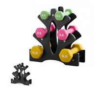 3 Tier Triangular Dumbbell Rack the Stand, Small Weight Rack