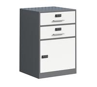 3 Tier Under Desk Filing Cabinet With Digital Lock Office Printer Stand File Cabinet For Printing Paper Pens Books Or Snacks Stylish And Convenient Storage Solution For H(Stlye5-39*44*65Cm)