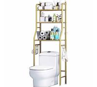 3-Tier Waterproof Bathroom Shelf Above Toilet Stainless Steel Storage Rack for Washing Machine Space-Saving for Bathroom Essentials