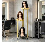 3-tier Wig Stand Holder, Mannequin Head Wig Stand for Styling