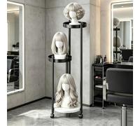 3-tier Wig Stand Holder, Mannequin Head Wig Stand for Styling