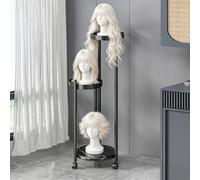 3-tier Wig Stand Holder, Mannequin Head Wig Stand for Styling