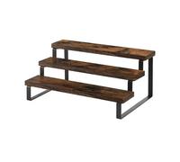 3 Tier Wooden Display Riser Cupcake Stand Perfume Makeup Kitchen Countertop Spice Rack Organizer Shelf