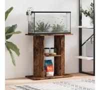 vidaXL Aquarium Stand Smoked Oak 60x30x60 cm Engineered Wood