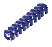 3 to 10 Pack 12mm Compatible Label Tape for LT Ribbon Printer Supplies Compatible with 91201 91200 12267 91331 91221 91202 LT100H LT100T(10PK Paper White)