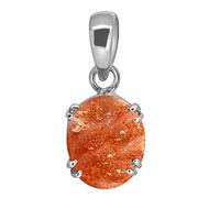 3 To 12.50 Ratti Sun Stone Locket For Women For Astrological Use Made Up Of Silver Metal For Unisex-B0BB69BLH9