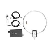 3 to 30MHz Short Radio Antenna Stainless Steel Loop Antenna Active Receiving Antenna Loop Short Antenna for Rooftop Balcony