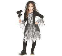 (3 to 4 years (95-105 cm)) Girl's lace living dead bride costume