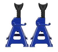 3 Ton Heavy Duty Ratchet Jack Lifting Axle Stands,Lifting range: 290-430 mm,For Car Van Lifting Tool Emergency,1 pair