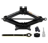 3 Ton Heavy Duty Scissor Car Jack Kit (3000kg) with Hand Crank Wrench & Electric Socket, Aluminium-Steel Construction, Universal Emergency Tool for Car, SUV & Van