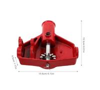3 Ton Hydraulic Jack Gland for Floor Jack Repair Part | Metal Gear Column 16x16, Red Finish, Tool-Free Install, for Light Trucks and Workshop Bench Repair