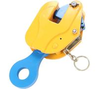 3 Ton Steel Plate Lifting Clamp 6600 Lbs Capacity 0-35mm Jaw Opening Vertical Lock Heavy Duty Hoist Hook for Steel Handling & Construction