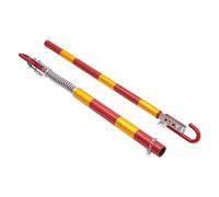 3 Ton Steel Towing Pole, Car Van Truck Towpole, Car Safety Tow Bar, Recovery Spring Damper Towing Pole, Two-Way Cushioning Design, 3 Ton Heavy Duty Car Recovery Tow Bar, for Car Van Truck Towpole