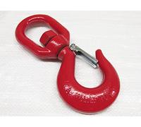 3 Ton Swivel Hook with Safety Catch (3000KG Red Painted Tested Certified)