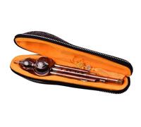 3 Tone C-Key Hulusi Gourd Cucurbit Flute Aluminum With Copper Plated Pipes Hulusi With Case Professional Hulusi