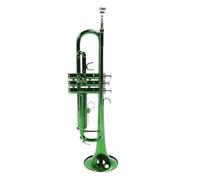 3 Tone Trumpet Set, Bb Key Trumpet Music Trumpet with Mouthpiece Green for Beginner Performance