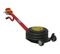 3 Tonne Air Operated Fast Jack - Three Stage Lift - Long Handle & Wheels