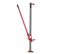 3 Tonne Farm Jack, Heavy Duty 48 Inch 1200mm Strength Ratchet High Lift Jack for Tractors Trucks ATV UTV SUV Off-Road Agricultural Use 1m Max Lift Height - Red