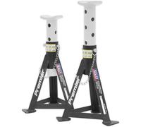 3 Tonne Heavy Duty Adjustable Axle Stands - Safe Vehicle Support With 290mm To 435mm Height Range