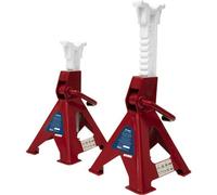 PAIR 3 Tonne Ratchet Type Axle Stands - 285mm to 420mm Working Height - 6 Tonne