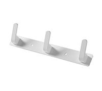 3 Towel Hooks Rack White Towel Hooks for Bathroom 3 Coat Hooks on Wall Mounted for Hanging Shower Robe Wall Hooks Rcak Door Hooks Hanger White