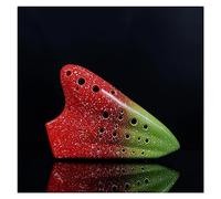 3 Tube 16 Holes Ocarina Alto C Key AC Professional Advanced Retro Ceramics Ocarinas Flute Rare Musical Instruments porcelain(Style 6)