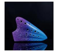 3 Tube 16 Holes Ocarina Alto C Key AC Professional Advanced Retro Ceramics Ocarinas Flute Rare Musical Instruments porcelain(Style 1)