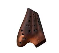 3 Tube Professional Ocarina Advanced AC AG Zisha Dolomite Ocarinas Ocarina Music Flute Traditional Music Instrument (Color : Alto C key 2)