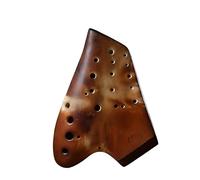 3 Tube Professional Ocarina Ceramic Ocarinas Instruments Beginner Ocarina Musical Instrumentation (Color : Alto C key1)
