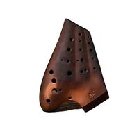 3 Tube Professional Ocarina Ceramic Ocarinas Instruments Beginner Ocarina Musical Instrumentation (Color : Alto C key)