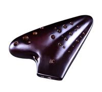 3 Tubes Ceramic Ocarina Alto C 16 Hole Porcelain Ocarina Advanced Professional Ocarinas Musical Instruments Gifts (Color : B)