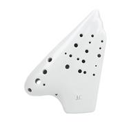 3 Tubes Ceramic Ocarina Alto C Key 23 Holes AC Professional Ocarina Musical Instruments Matte Ocarinas With Accessories (Color : A)