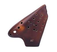3 Tubes Ceramic Ocarina Alto C Key 23 Holes AC Professional Ocarina Musical Instruments Matte Ocarinas With Accessories (Color : A)